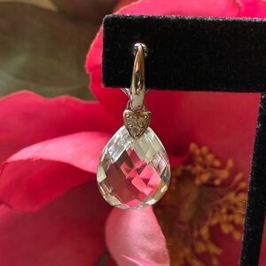 Elegant Silver Teardrop earrings